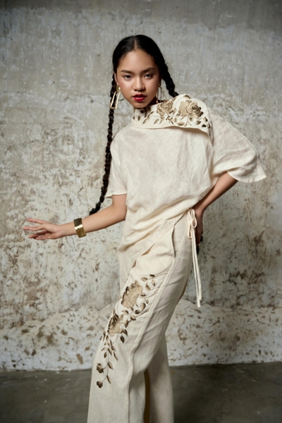 Hoa Ảnh Hồng Trouser