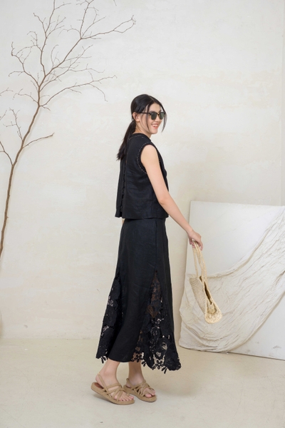 Chân Váy Phối Ren