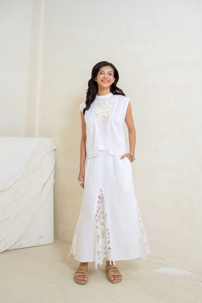 Chân Váy Phối Ren