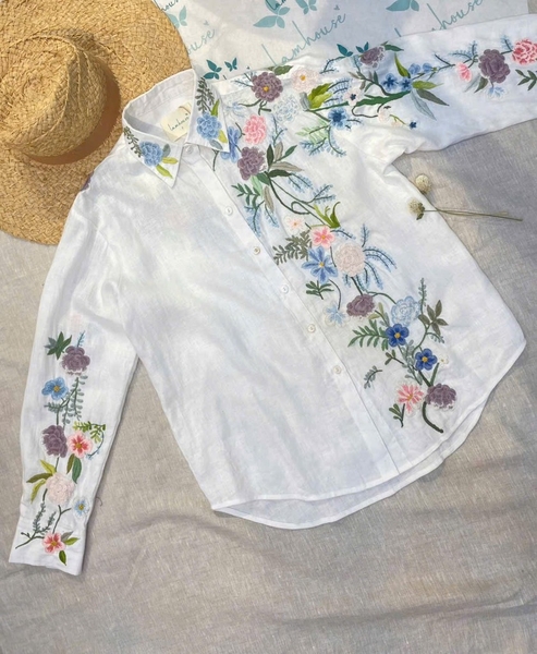 Sơ Mi Hoa Hồng Mini