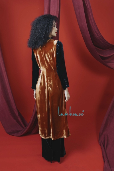 Áo Dài Ghi Lê Nhung