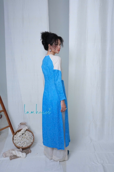 Áo Dài Linen Lam Hoa 3