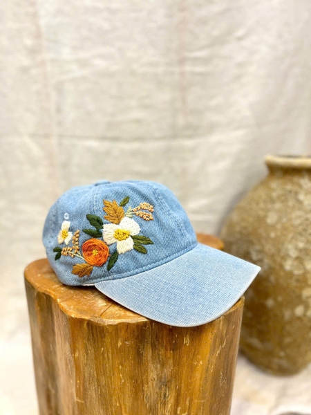 Mũ Thêu Light jean