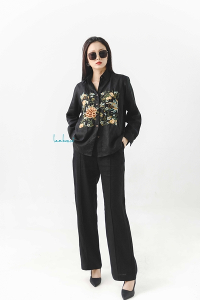 Quần Ống Suông Dập Ly 30cm