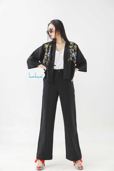Quần Ống Suông Dập Ly 30cm