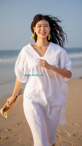 Đầm Babydoll Phối Ren
