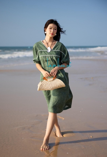 Đầm Babydoll Phối Ren