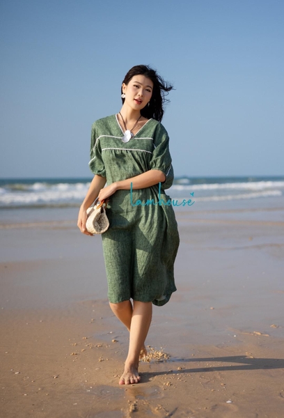 Đầm Babydoll Phối Ren