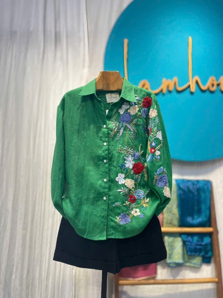 Sơ Mi Hoa Hồng Mini