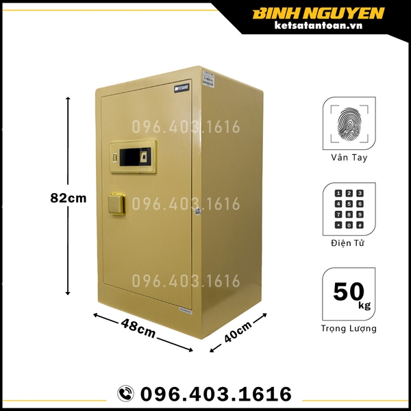 Két sắt vân tay điện tử aifeibao 80bl chính hãng an toàn nhất