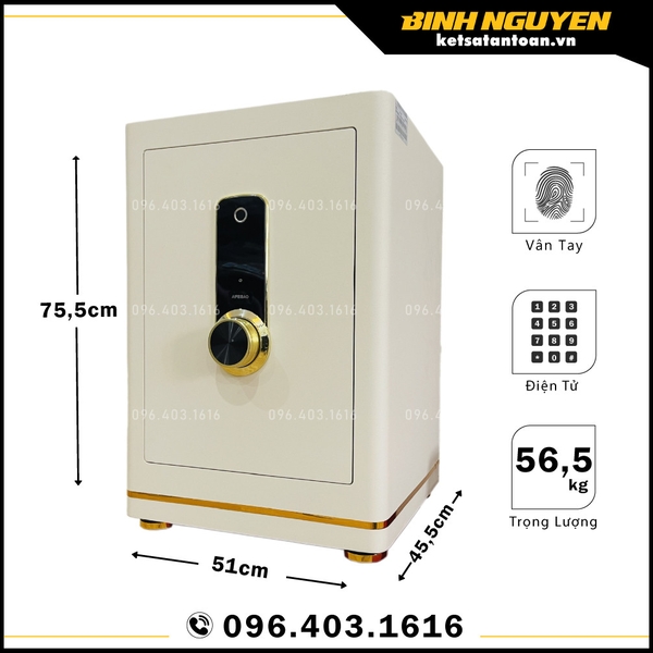 Két sắt aifeibao vân tay điện tử hk-md-70as chính hãng