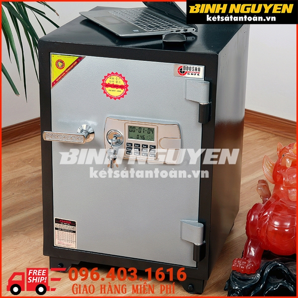 Két sắt doosan bd150 điện tử, chống cháy, có báo động