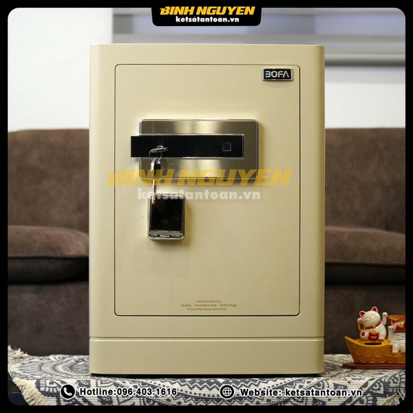 Két sắt nhập khẩu thông minh bofa fdg-a1/d-65 vân tay điện tử, kết nối điện thoại