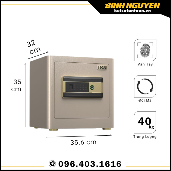 Két sắt nhập khẩu bofa zb-35dj 