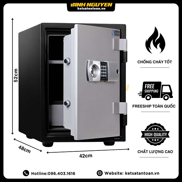 Két sắt solid sls-62e khóa điện tử thông minh hàn quốc