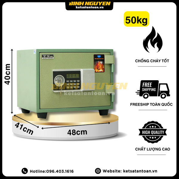 Két sắt mini chống cháy hoà phát ks45 điện tử