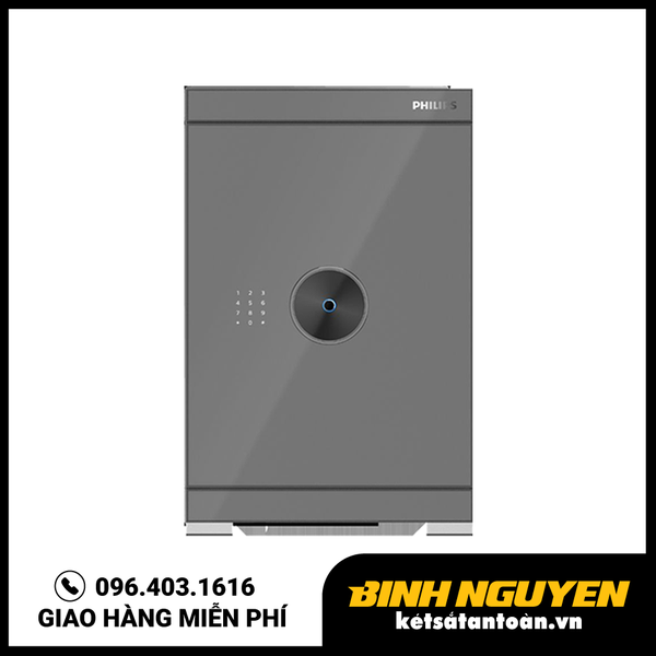 Két sắt nhập khẩu vân tay phillips sbx-602 7cu sang trọng chính hãng