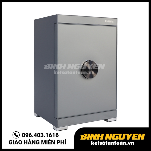 Két sắt nhập khẩu vân tay phillips sbx-602 7cu sang trọng chính hãng