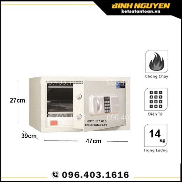 Két sắt solid slb-27e mini điện tử hàn quốc thông minh