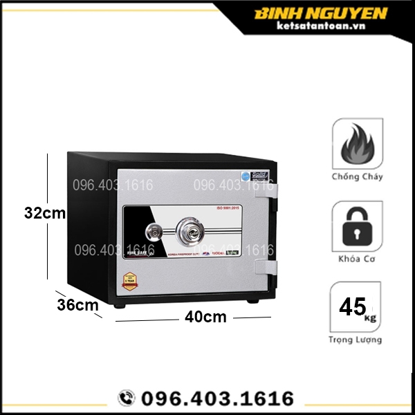 Két sắt solid sls-30c mini khóa cơ hàn quốc cao cấp