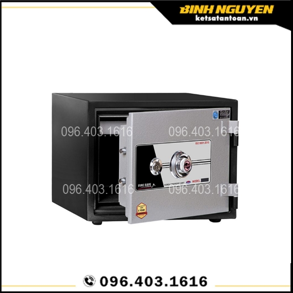 Két sắt solid sls-35c mini khóa cơ chống cháy hàn quốc