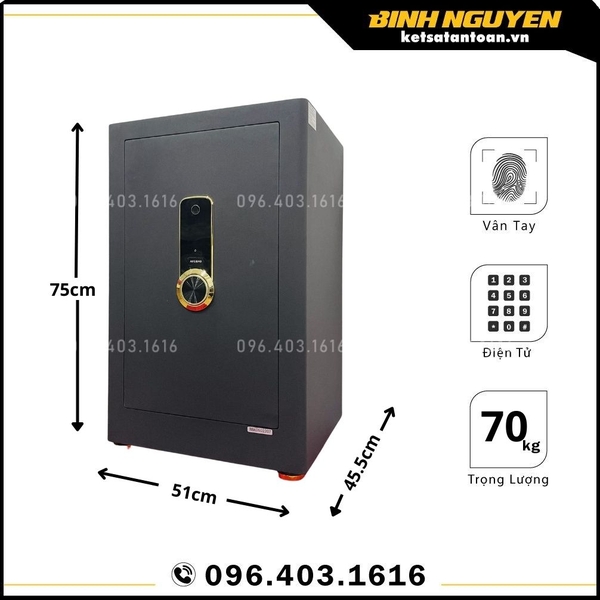 Két sắt thông minh aifeibao hk-m/d-75_as chính hãng