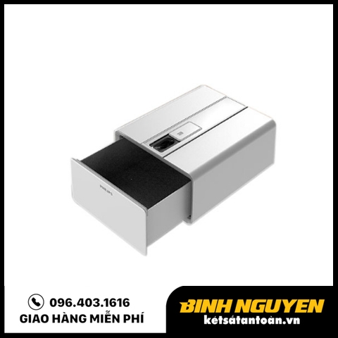 Két sắt thông minh philips sbx101 mini khóa vân tay cao cấp