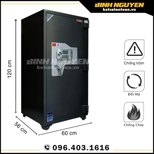 Két sắt cỡ lớn việt tiệp kcc265 khóa điện tử chính hãng