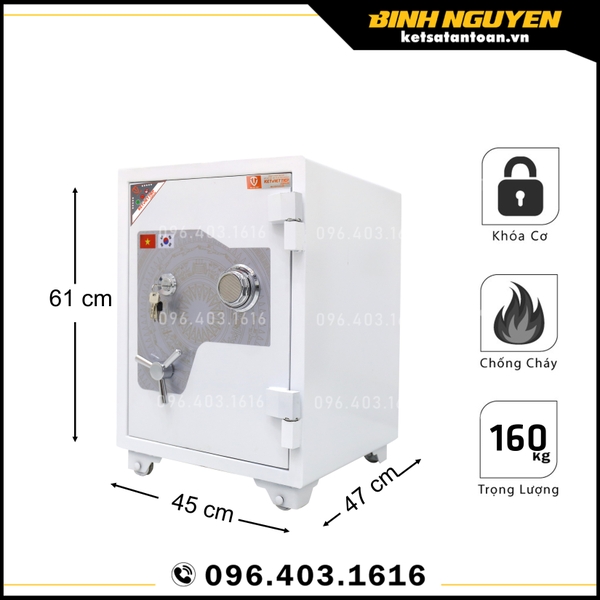 Két sắt việt tiệp siêu cường kvt161wkc khóa cơ