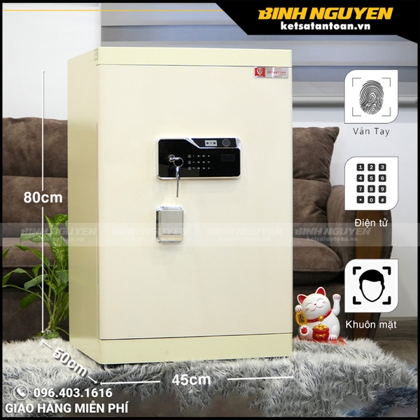 Két sắt thông minh việt tiệp spm800 khóa vân tay điện tử nhận diện khuôn mặt