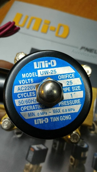 Thông số trên tem van điện từ phi 34mm