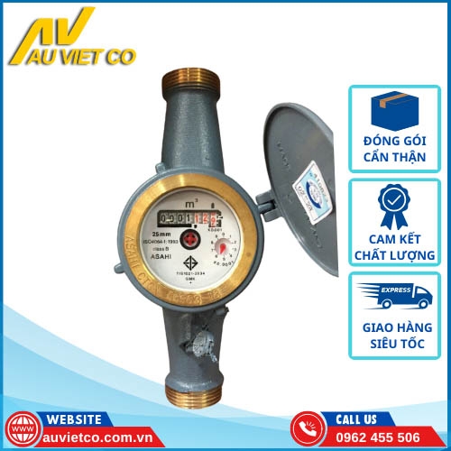 Đồng hồ nước Asahi Thái Lan | Nối ren - Nối bích