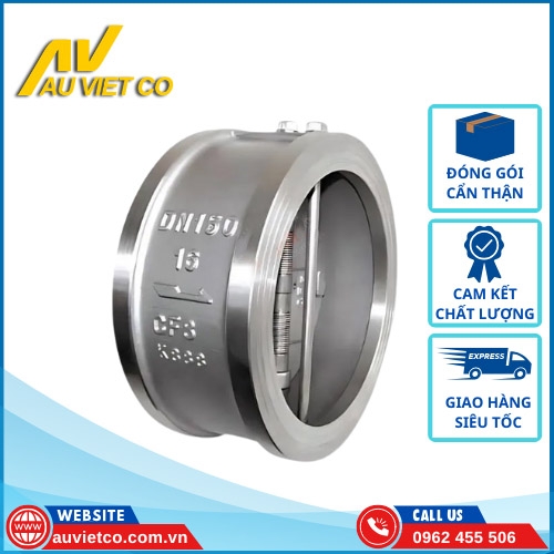 Van 1 chiều kiểu kẹp inox Trung Quốc