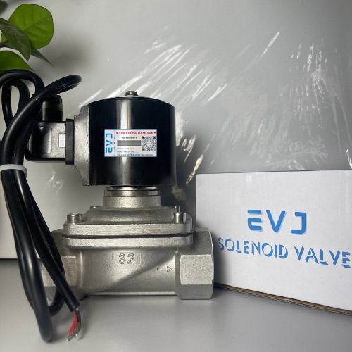 Van Điện Từ EVJ AJ32 - Inox | Phi 42 - IP68 - Thường Đóng