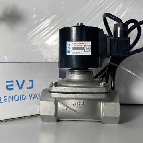 Van Điện Từ EVJ AJ40 - Inox | Phi 49 - IP68 - Thường Đóng