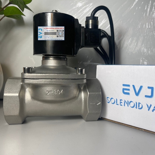 Van Điện Từ EVJ AJ50 - Inox | Phi 60 - IP68 - Thường Đóng