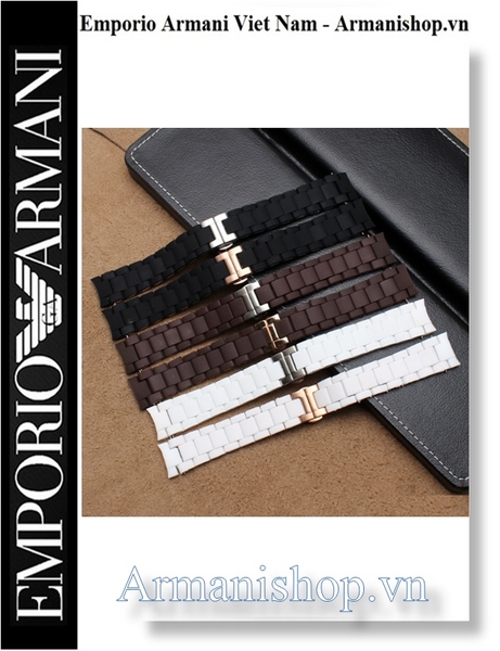 Thay dây cao su đồng hồ Armani AR5890, AR5982