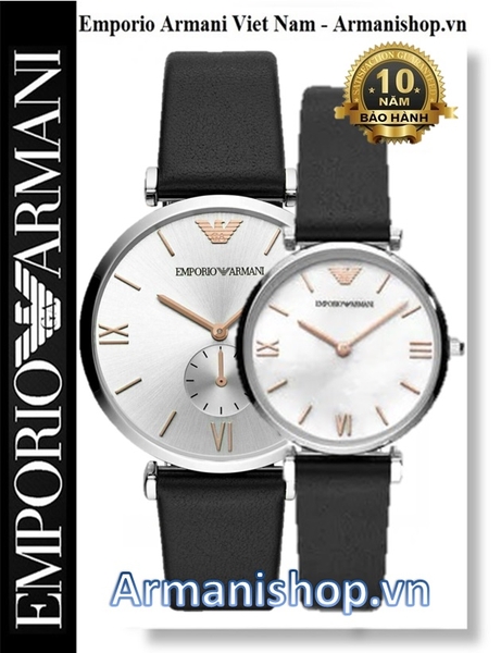 ⌚️Đồng Hồ Cặp đôi Emporio Armani AR90002M - AR90002W
