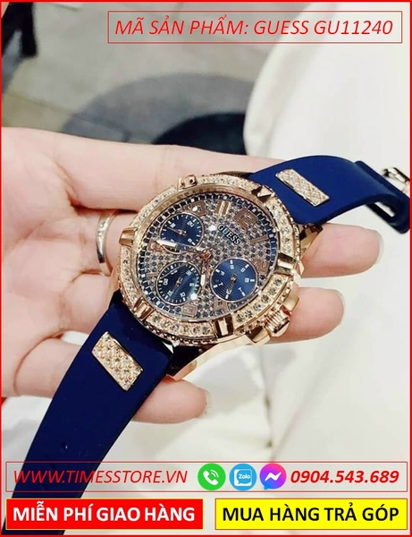 Đồng hồ Nữ Guess Vàng Gold Luxury Đính Full Đá Swarovski