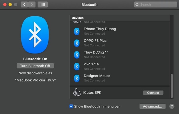 Kết nối loa bluetooth với Mac OS 2