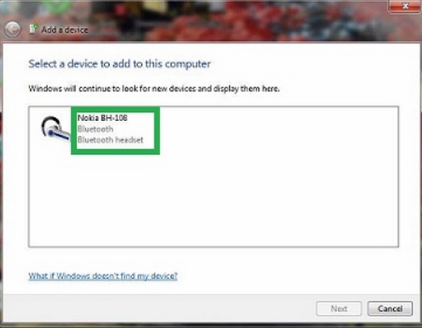Kết nối loa bluetooth với máy tính Win 7 2