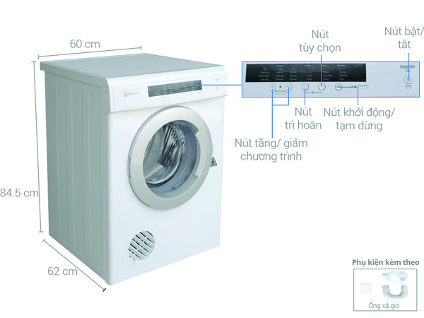 Cách sử dụng máy sấy quần áo tiết kiệm điện