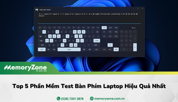 Top 5 Phần Mềm Test Bàn Phím Laptop Hiệu Quả Nhất