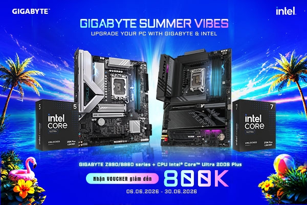GIGABYTE SUMMER VIBES - UPGRADE YOUR PC WITH GIGABYTE & INTEL