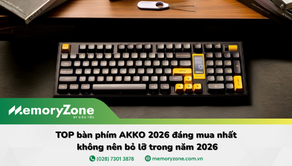 TOP bàn phím AKKO 2026 đáng mua nhất, bạn không nên bỏ lỡ