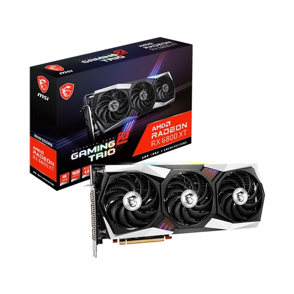 VGA MSI Radeon RX 6800 XT GAMING Z TRIO 16G GDDR6 RX-6800-XT-GAMING-Z-TRIO-16G