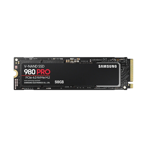 SSD Samsung 980 Pro 500GB PCIe Gen 4.0 x4 NVMe V-NAND M.2 2280 MZ-V8P500BW