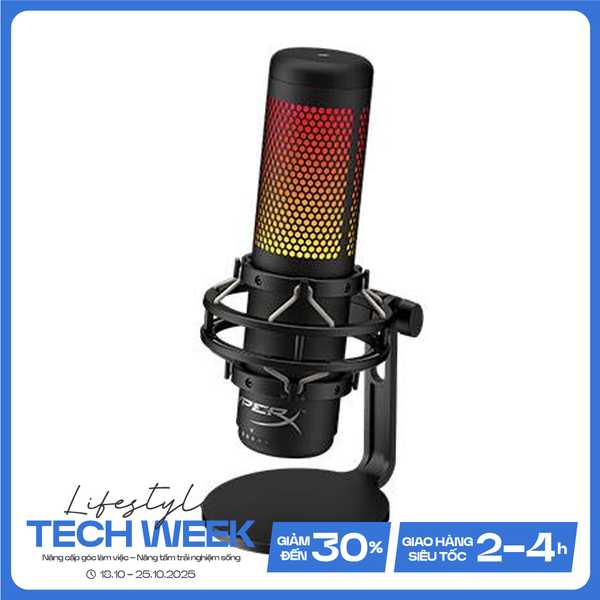 Thiết bị Stream Microphone HyperX QuadCast S RGB 4P5P7AA
