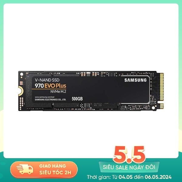 SSD Samsung 970 EVO Plus 500GB PCIe NVMe V-NAND M.2 2280 MZ-V7S500BW