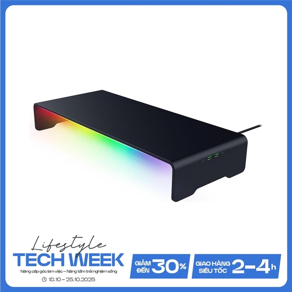 Kệ màn hình Razer Monitor Stand Chroma 4 Port USB RC21-02320100-R3M1
